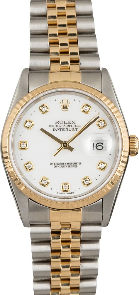 rolex datejust 16233 diamond marker|rolex 16233 price guide.